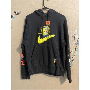 Nike Kyrie X SpongeBob Hoodie Men SZ S Small Patrick Basketball Sweatshirt Black